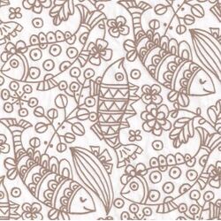 Tissue Transfer Paper - Funky Fish 550 x 360mm