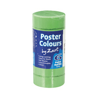 Zart Poster Colour Powder Paint Refill Emerald Pack of 6
