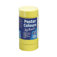 Zart Poster Colour Powder Paint Refill Lemon Pack of 6