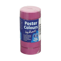 Zart Poster Colour Powder Paint Refill Purple Pack of 6