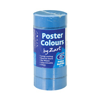 Zart Poster Colour Powder Paint Refill Sky Blue Pack of 6