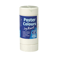 Zart Poster Colour Powder Paint Refill White Pack of 6