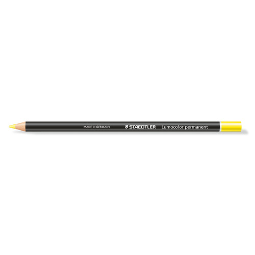 Staedtler Lumocolour Glasochrom Pencil Yellow 12 Pack