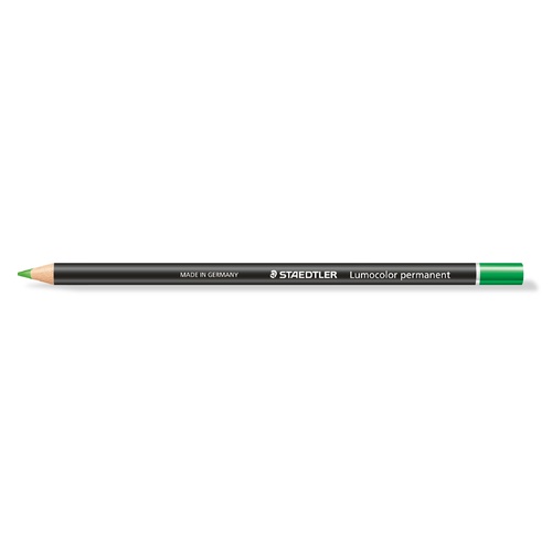 Staedtler Lumocolour Glasochrom Pencil Green 12 Pack
