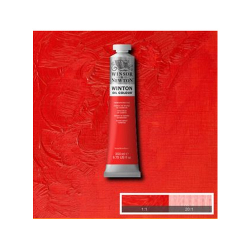 W&N Winton Oil 200ml - Cadmium Red Hue 095