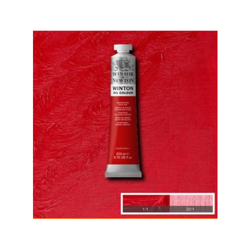 W&N Winton Oil 200ml - Cadmium Red Deep Hue 098