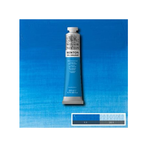 W&N Winton Oil 200ml - Cerulean Blue Hue 138