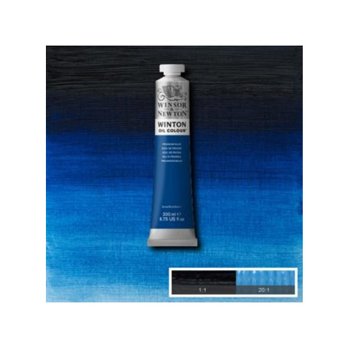 W&N Winton Oil 200ml - Prussian Blue 538