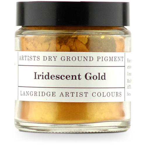 Langridge Dry Ground Pigment 120ml Series 5 Iridescent Gold