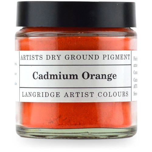 Langridge Dry Ground Pigment 120ml Series 4 Cadmium Orange