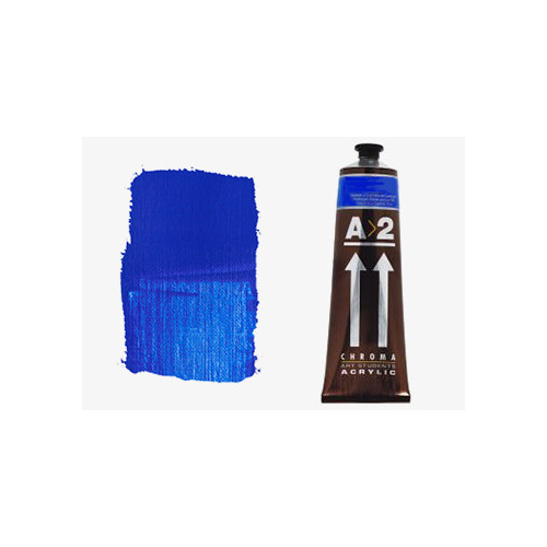 A2 Chroma Art Students Acrylic 120ml Tube - Cerulean Blue Hue