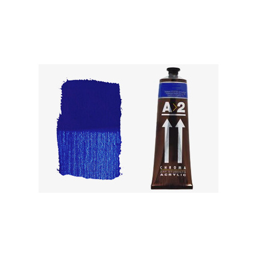 A2 Chroma Art Students Acrylic 120ml Tube - Cobalt Blue Hue