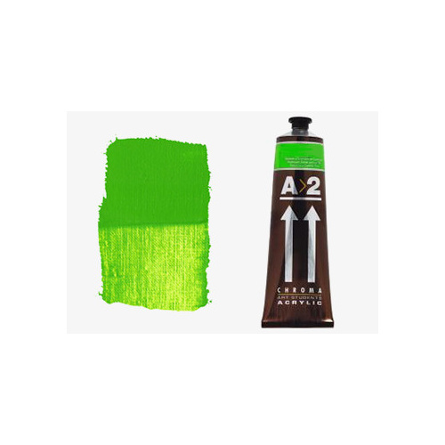 A2 Chroma Art Students Acrylic 120ml Tube - Green Light