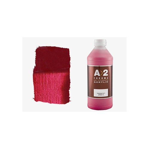 A2 Chroma Art Students Acrylic 1 Litre - Alizarine Crimson