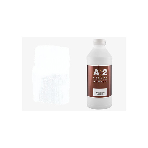 A2 Chroma Art Students Acrylic 1 Litre - Titanium White