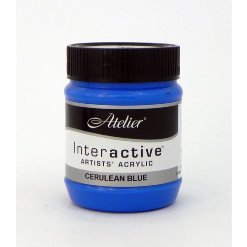 Atelier Interactive Artist's Acrylics S6 Cerulean Blue 250ml
