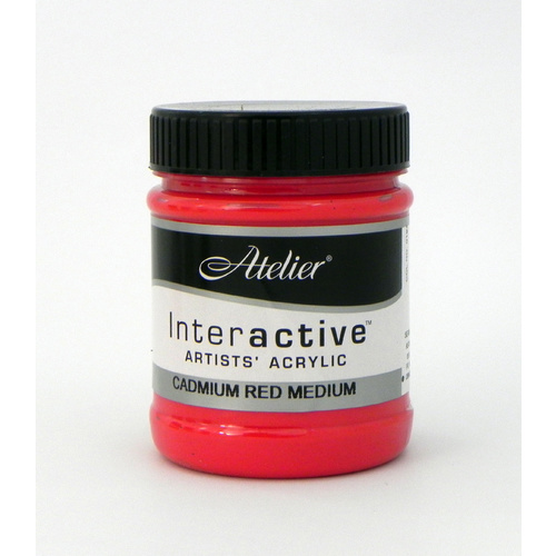 Atelier Interactive Artist's Acrylics S4 Cadmium Red Medium 250ml