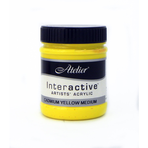 Atelier Interactive Artist's Acrylics S4 Cadmium Yellow Medium 250ml