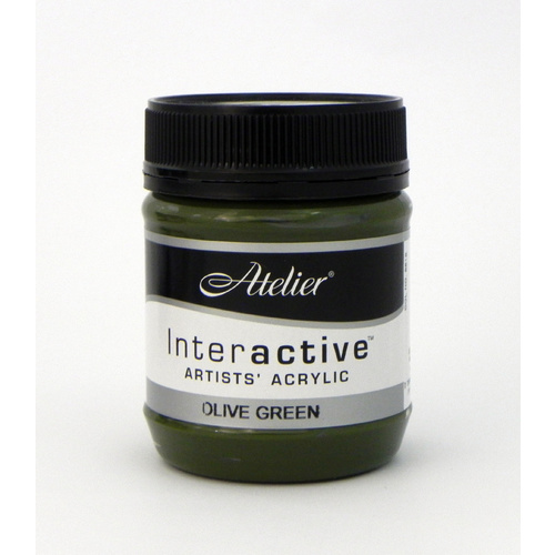Atelier Interactive Artist's Acrylics S1 Olive Green 250ml