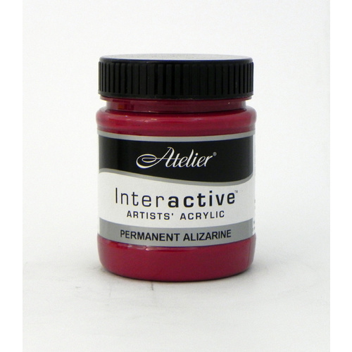Atelier Interactive Artist's Acrylics S4 Permanent Alizarin 250m