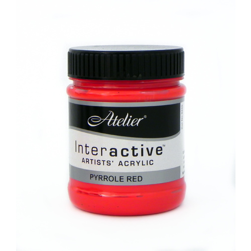 Atelier Interactive Artists Acrylics S3 Pyrrole Red 250ml