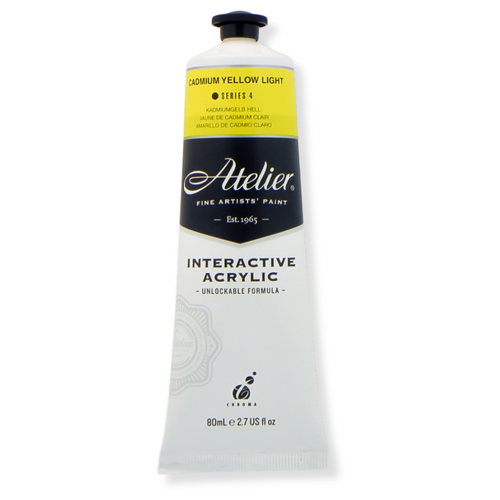 Atelier Interactive Artists Acrylics S3 Arylamide Yellow Light 80ml