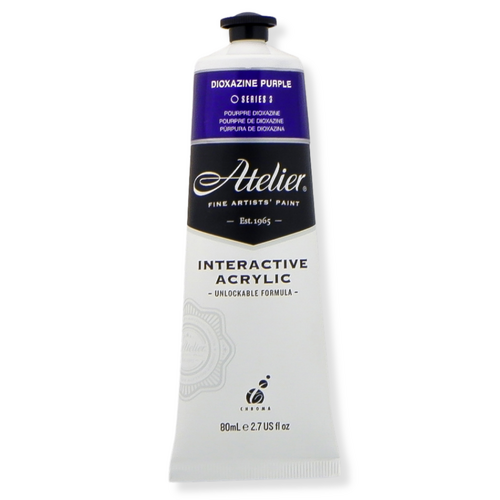 Atelier Interactive Artists Acrylics S3 Dioxazine Purple 80ml