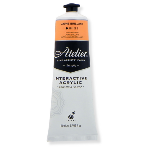 Atelier Interactive Artist's Acrylics S2 Jaune Brilliant 80ml