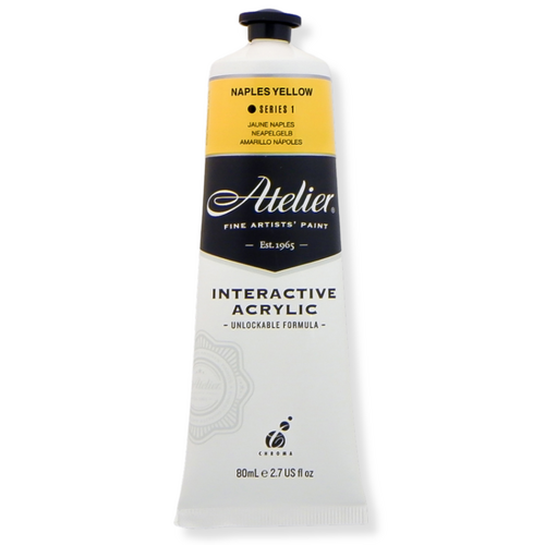 Atelier Interactive Artist's Acrylics S1 Naples Yellow 80ml