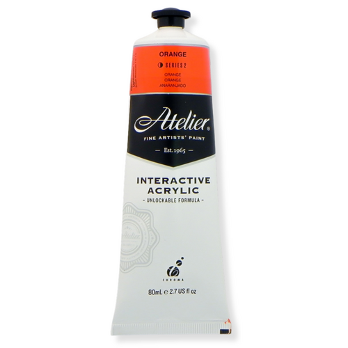Atelier Interactive Artist's Acrylics S2 Orange 80ml