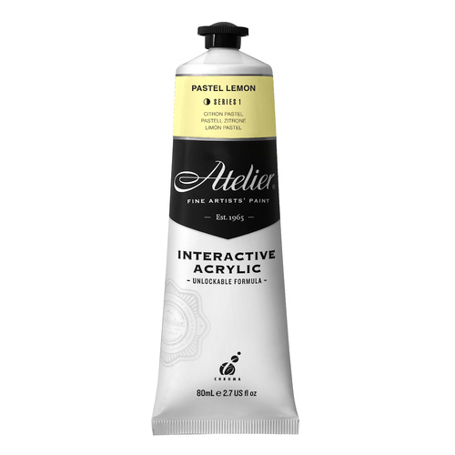 Atelier Interactive Artists Acrylics S1 Pastel Lemon 80ml