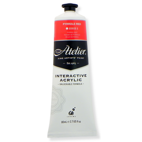 Atelier Interactive Artists Acrylics S3 Pyrrole Red 80ml