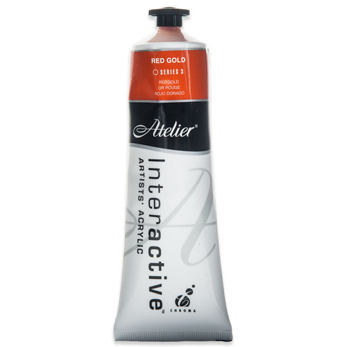 Atelier Interactive Artists Acrylics S3 Red Gold 80ml