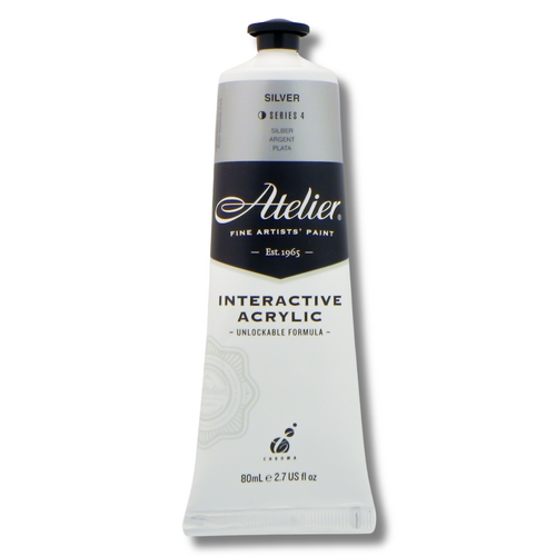 Atelier Interactive Artist's Acrylics S4 Silver 80ml