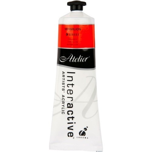 Atelier Interactive Artist's Acrylics S2 Vermillion 80ml