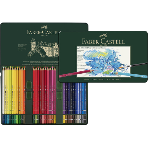 Faber-Castell Albrecht Durer Watercolour Pencils Tin Set of 60