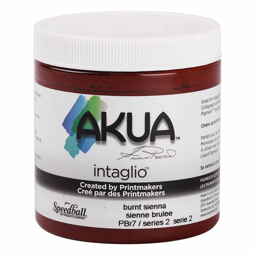 Akua Waterbased Intaglio Inks 237ml Burnt Sienna