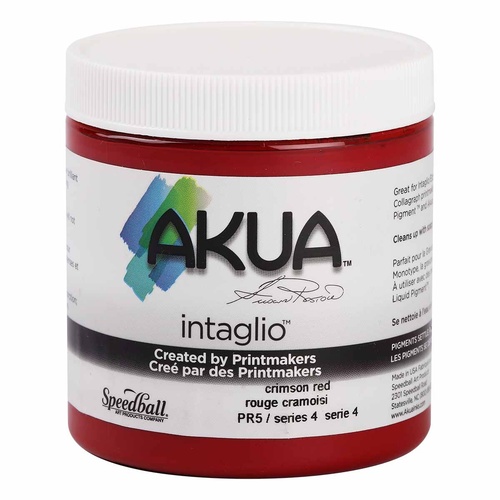 Akua Waterbased Intaglio Inks 237ml Crimson Red