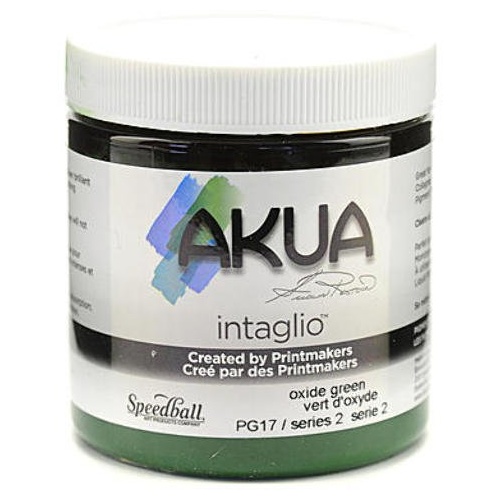 Akua Waterbased Intaglio Inks 237ml Oxide Green
