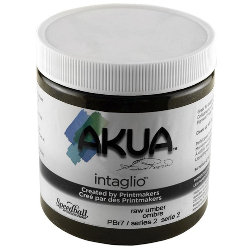 Akua Waterbased Intaglio Inks 237ml Raw Umber