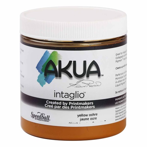 Akua Waterbased Intaglio Inks 237ml Yellow Ochre