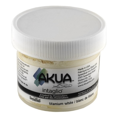 Akua Waterbased Intaglio Inks 59ml Titanium White