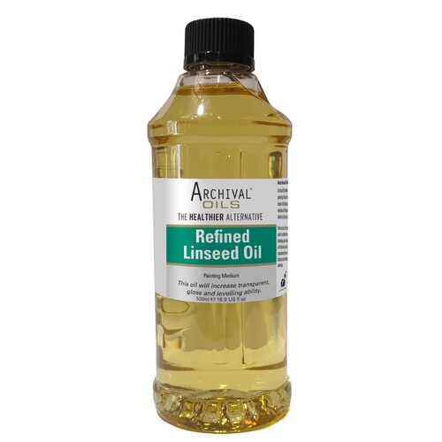 Archival Oils Refined Linseed Oil 500ml