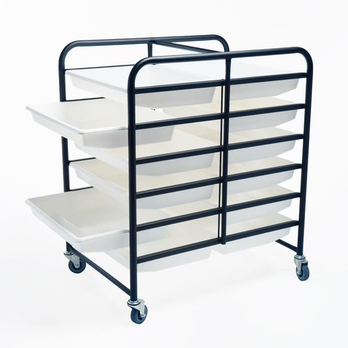 Mobile Art Storage With 12 Trays
