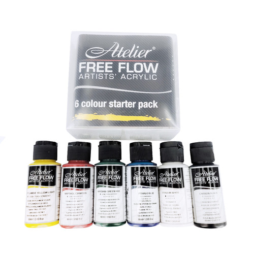 Atelier Free Flow Starter Pack 6x60ml