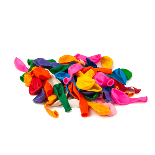 Balloons Bag of 100 assorted coloured ballons