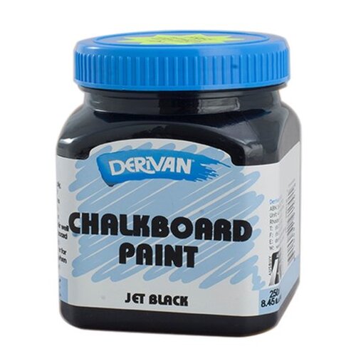 Derivan Blackboard Paint Black 250ml