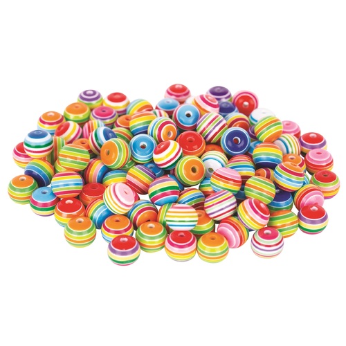 Colourful Resin Beads 100g