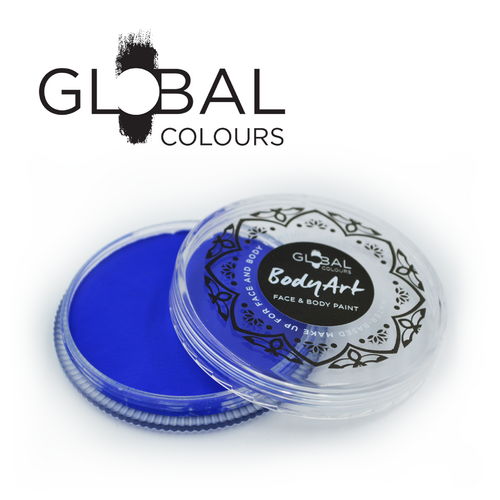 Global BodyArt Cake Face Paint Ultra Blue 32g