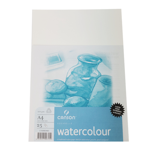 Canson Aquarelle Watercolour Paper A3 200gsm 25 Sheets